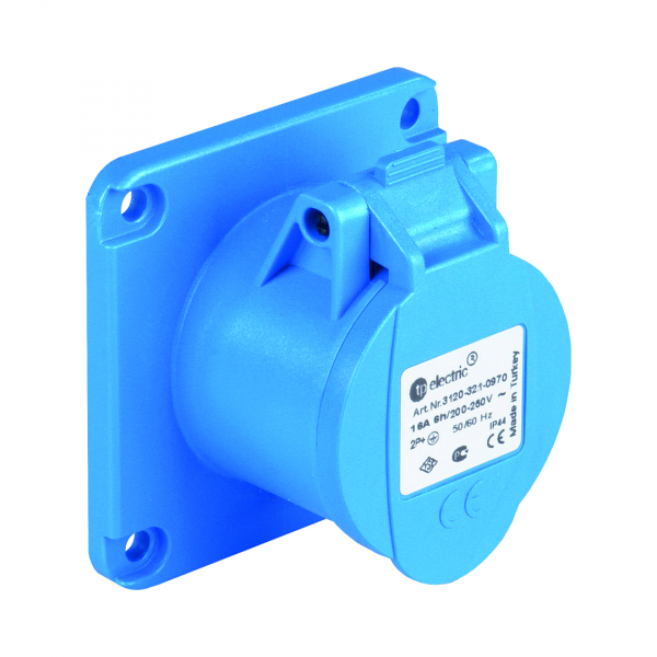 CEE Anbausteckdose 70mm 3x16A IP44